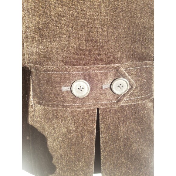 Vtg J Peterman Women’s 12 Double Breasted Velvet Cashmere Blazer Black Old Money - Picture 8 of 16